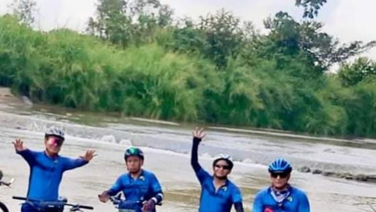 Deportistas del colectivo urbano Panas en Bici disfrutaron de la naturaleza en Pedro Carbo.