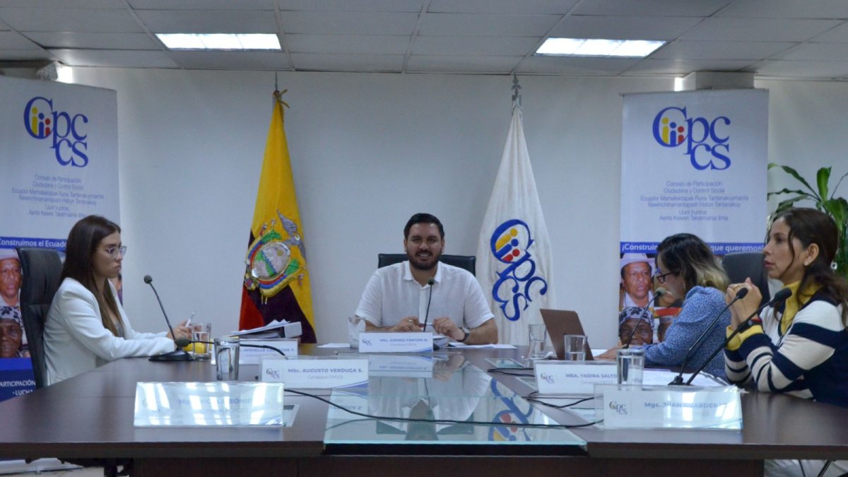 Pleno. El Cpccs sesionó de forma virtual y presencial este 29 de mayo de 2024.