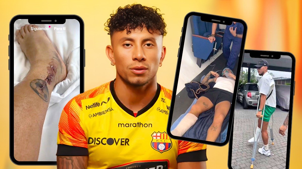 A Joao Rojas se le sacaron los puntos y ahora viene la recuperación.