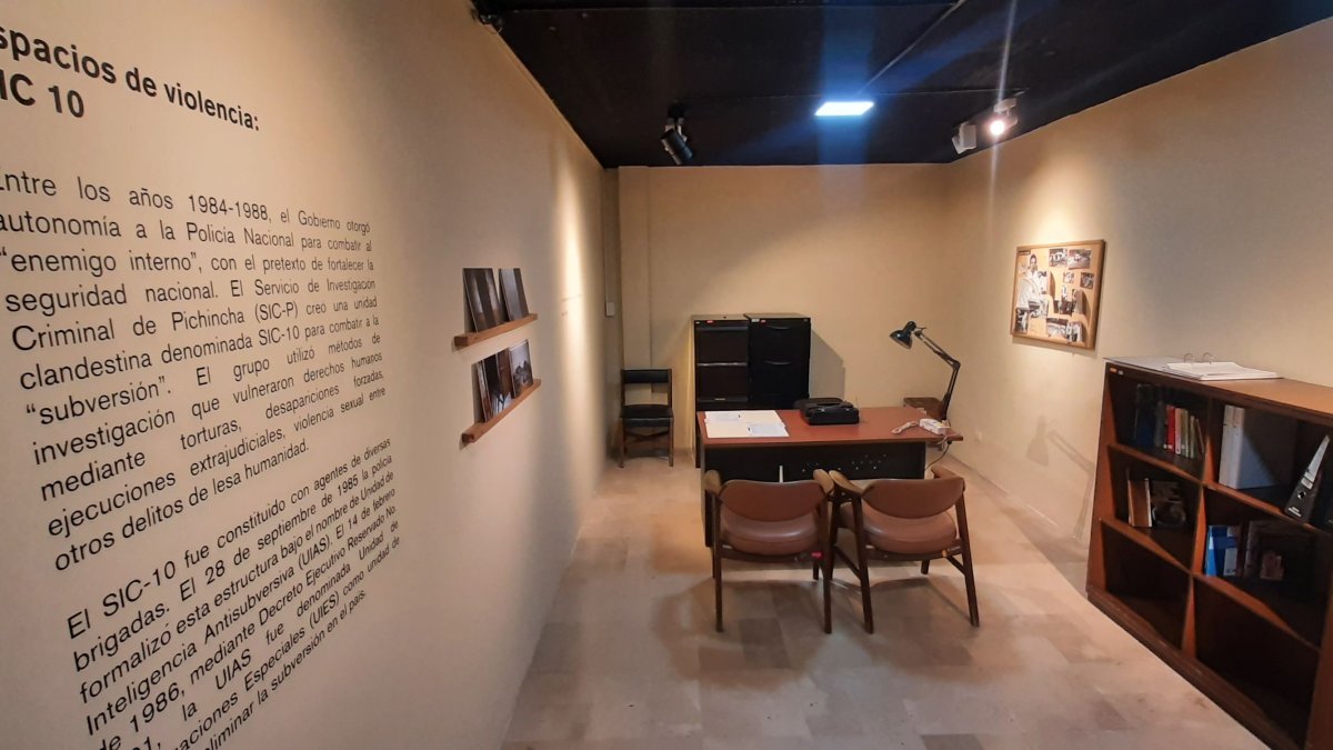 Muestra en el Museo de la Memoria.