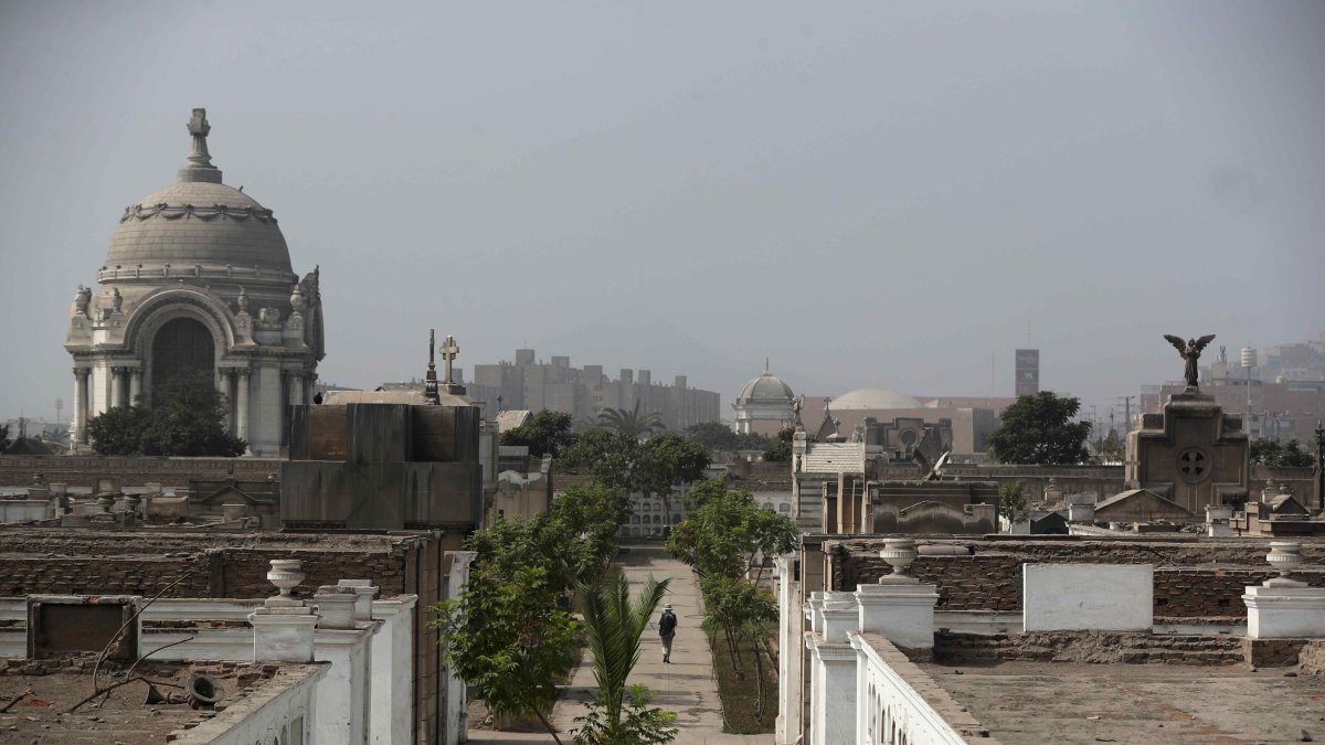 El Cementerio General de Lima Presbítero Maestro, el más antiguo de América Latina.