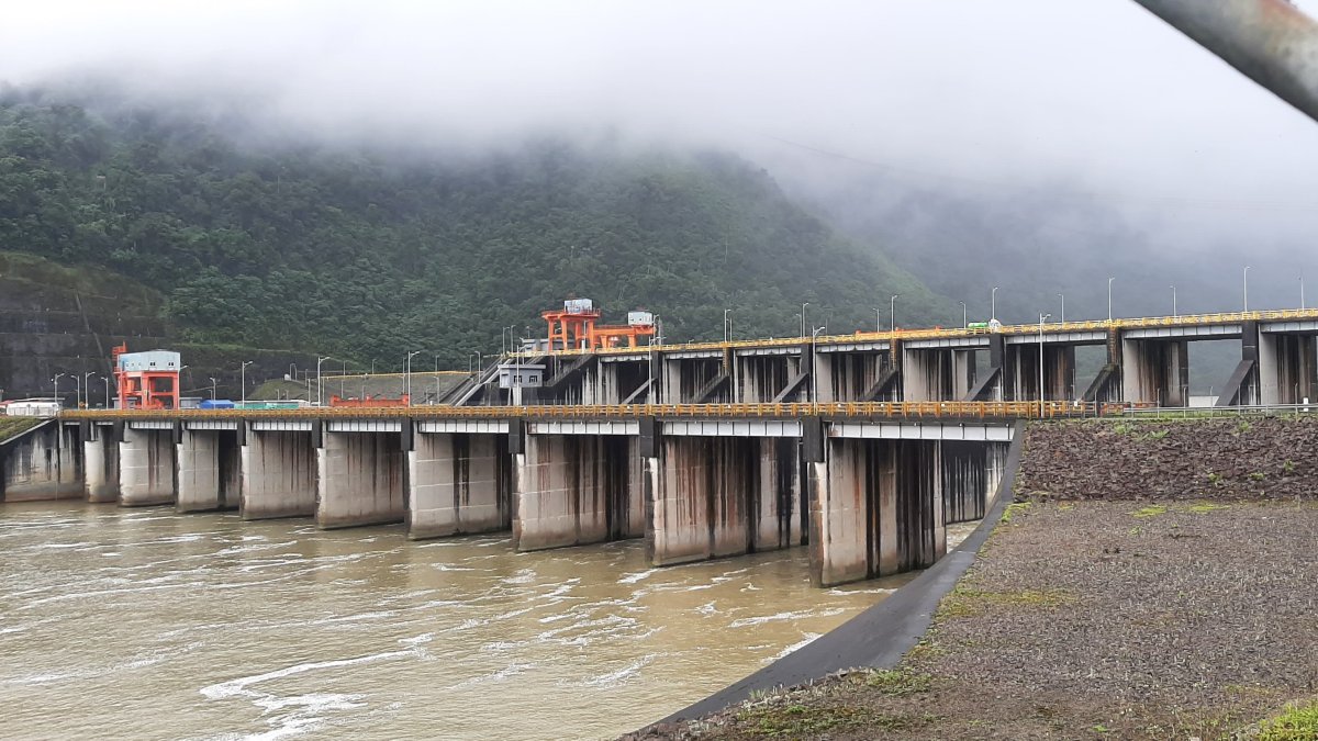 Captación de la Central Hidroeléctrica Coca Codo Sinclair.