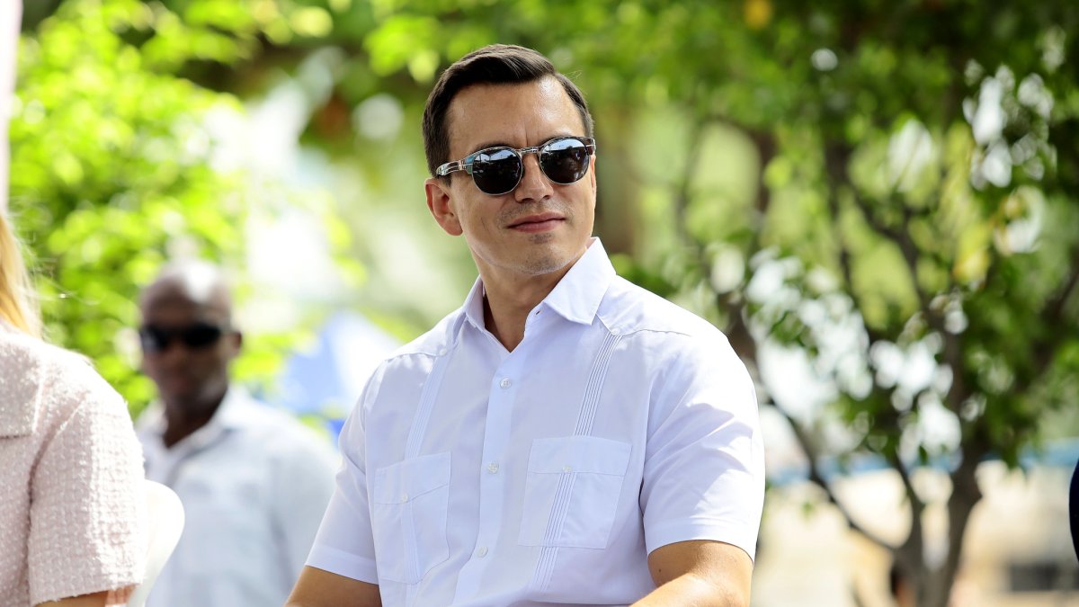 Daniel Noboa asumió la Presidencia de la República el 23 de noviembre de 2024.