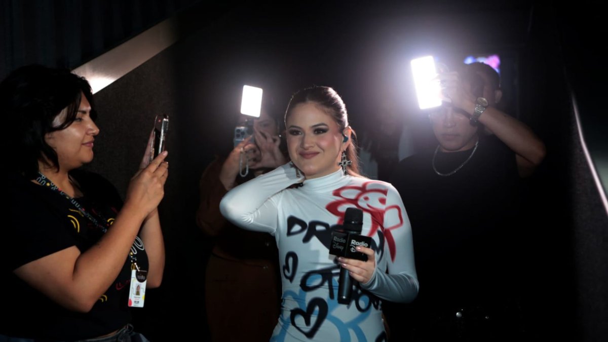 Mar Rendón en el evento Totto Music en Riocentro El Dorado.