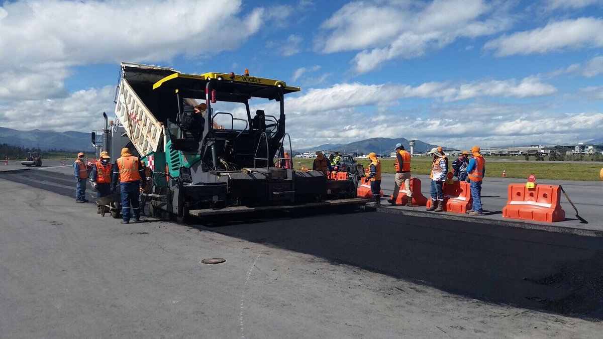 Cierre temporal del aeropuerto Mariscal Sucre por trabajos preventivos de mantenimiento en la pista
