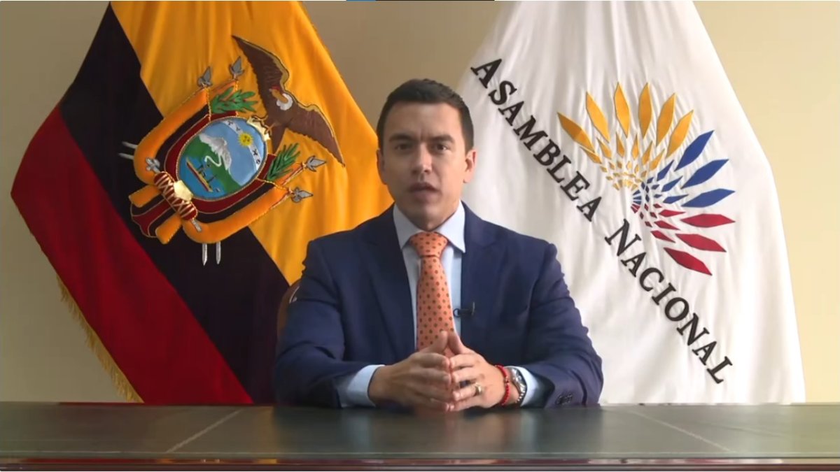 En un video de menos de cinco minutos de duración, el ahora presidente Daniel Noboa resumió su gestión en la Asamblea Nacional.