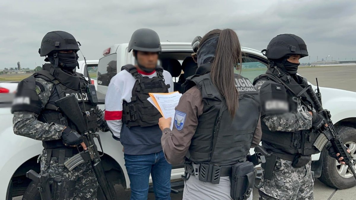 Julio Alberto Martínez Alcívar, alias Negro Tulio, fue detenido en Panamá y traído a Ecuador el 1 de junio de 2024.