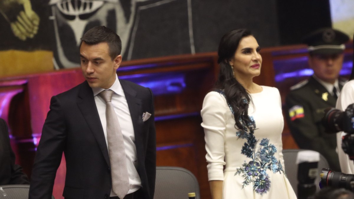 Desencuentro. Desde el primer día de Gobierno, Daniel Noboa y su vicepresidenta Verónica Abad han aparecido distantes.