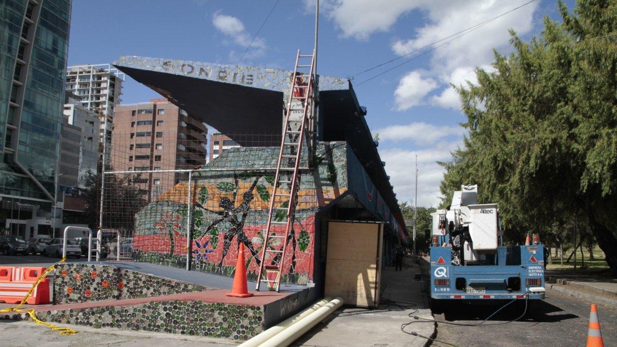 El 20 de mayo se iniciaron los trabajos para demoler la tribuna De Los Shyris.