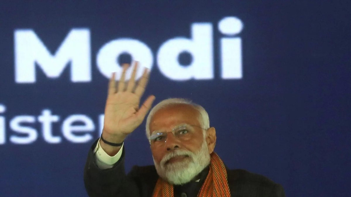 Gobernante. Narendra Modi, primer ministro de India.