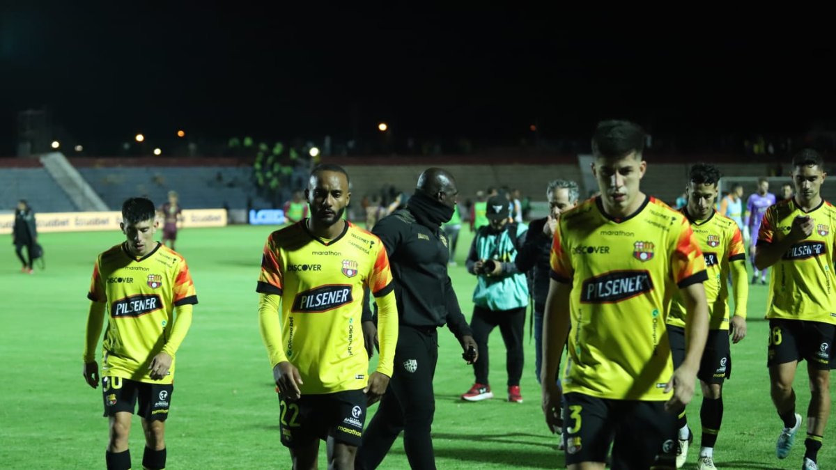 Barcelona pierde el encuentro ante Mushuc Runa.