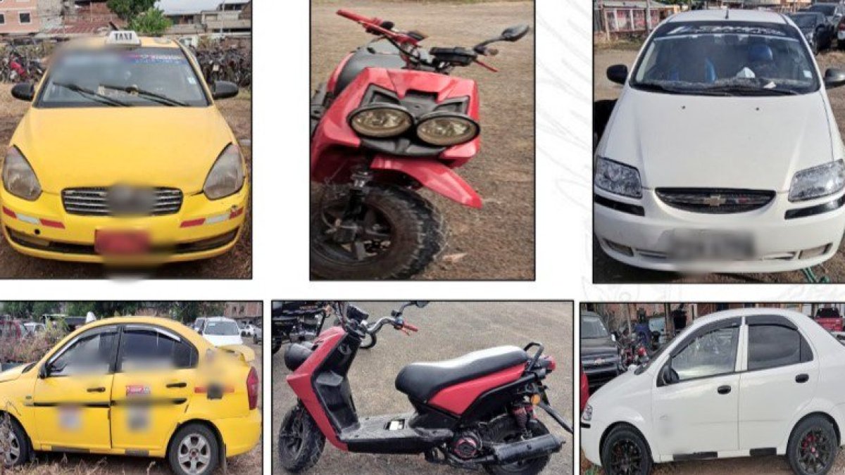 Entre los detenidos hay dos adolescentes. Dos vehículos y una moto entre los indicios hallados.