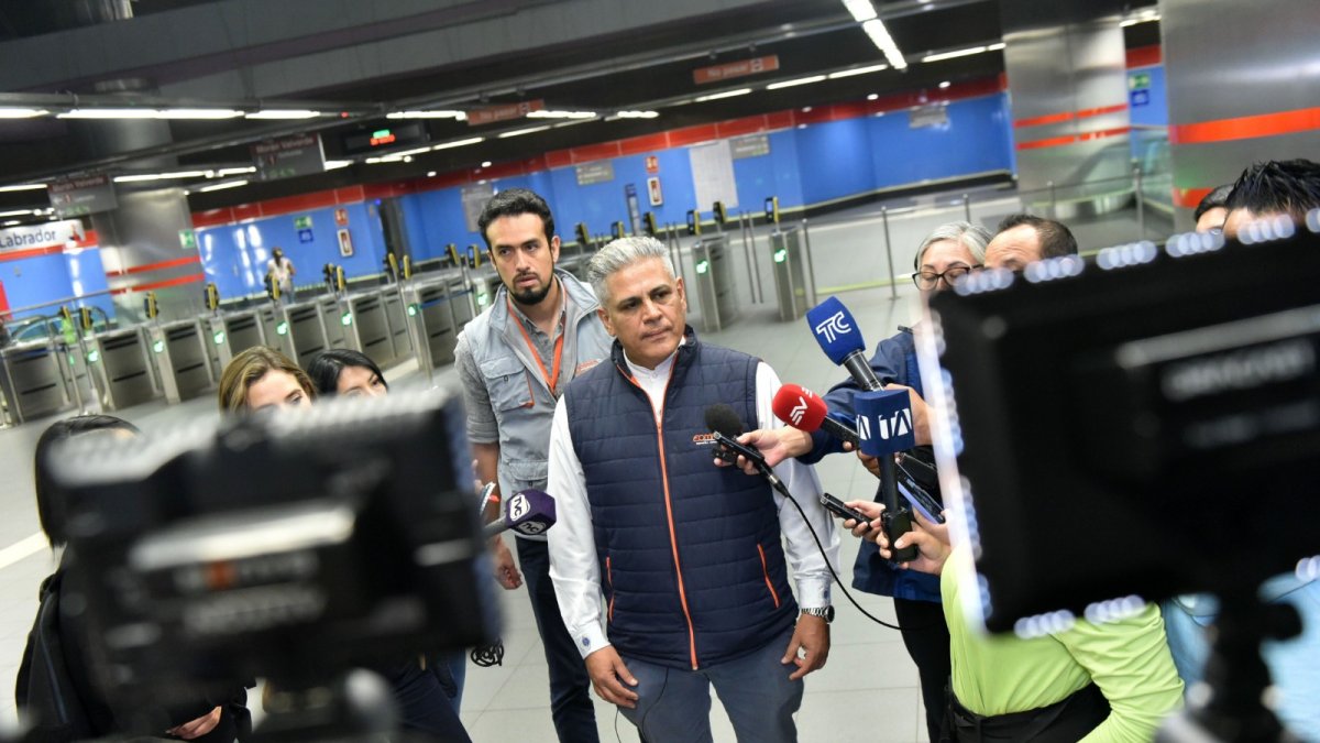 Ramón Bedoya, gerente del Puesto de Control Central de la empresa operadora, habló sobre un tren vandalizado.