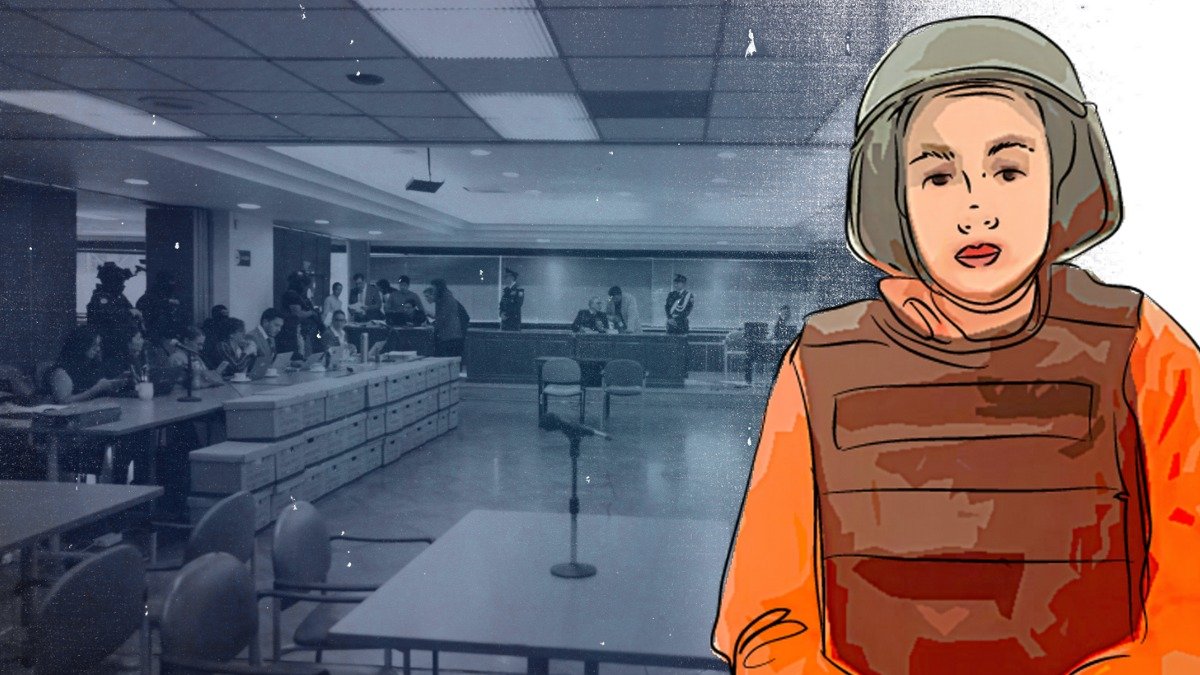 Salazar llegó a la Corte de Justicia, en Quito, rodeada de un contingente militar importante.