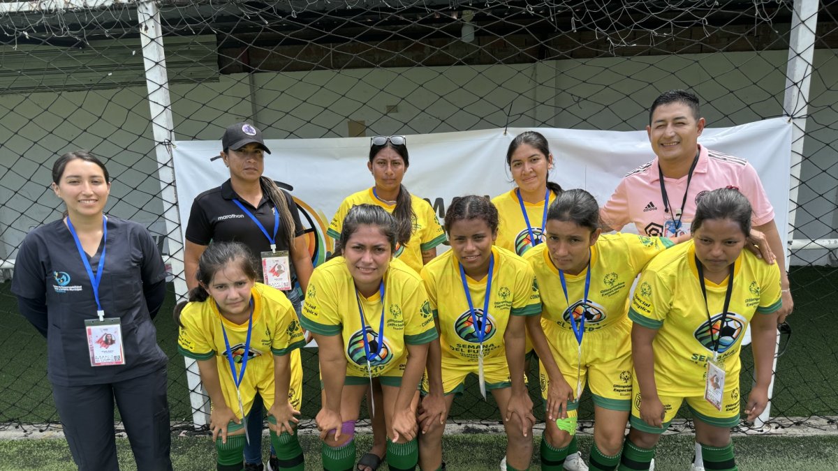 La selección de Sucumbíos marcha invicta en el torneo, en Manta.