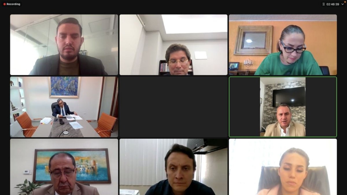 La Comisión Multipartidista recibió las comparecencias de forma virtual.