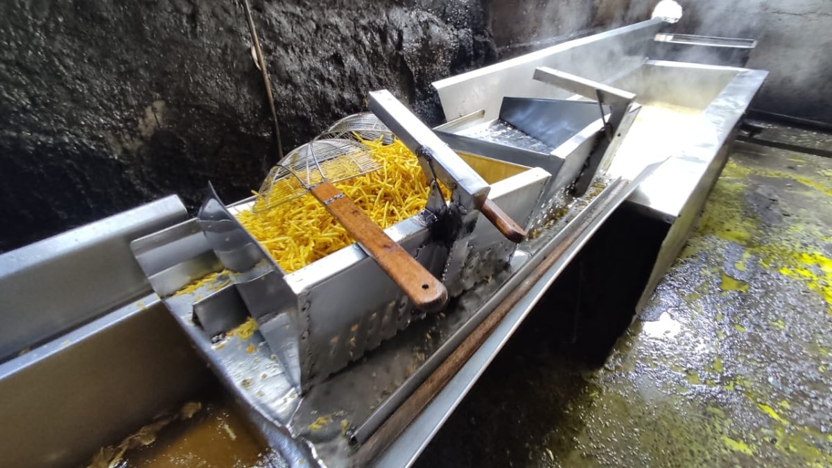 Áreas en mal estado para la cocción de alimentos.