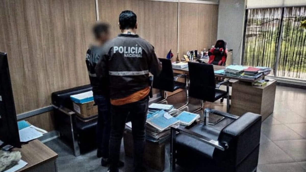 Operativo realizado por la Policía Nacional.