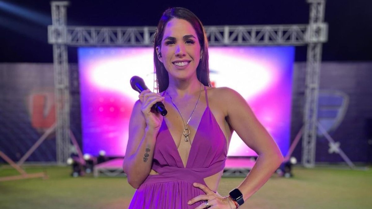 Karin Barreiro es conductora del programa concurso BLN.