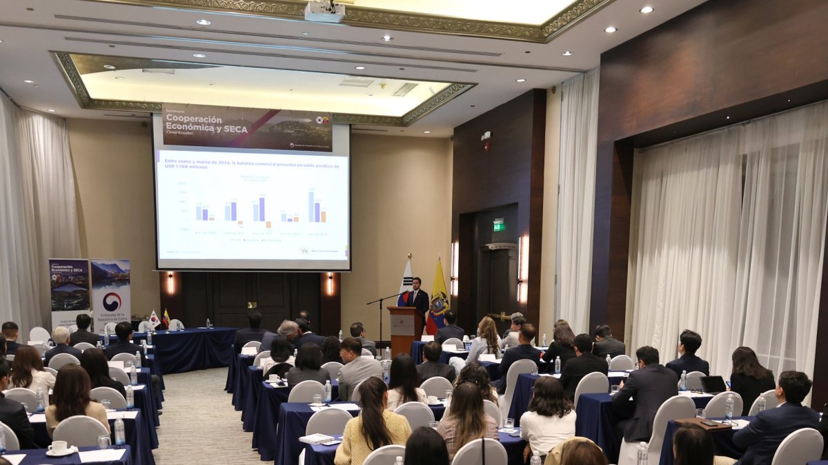 El evento, organizado por la Embajada de Corea en Ecuador, permitió exponer las principales oportunidades de comercio e inversión.