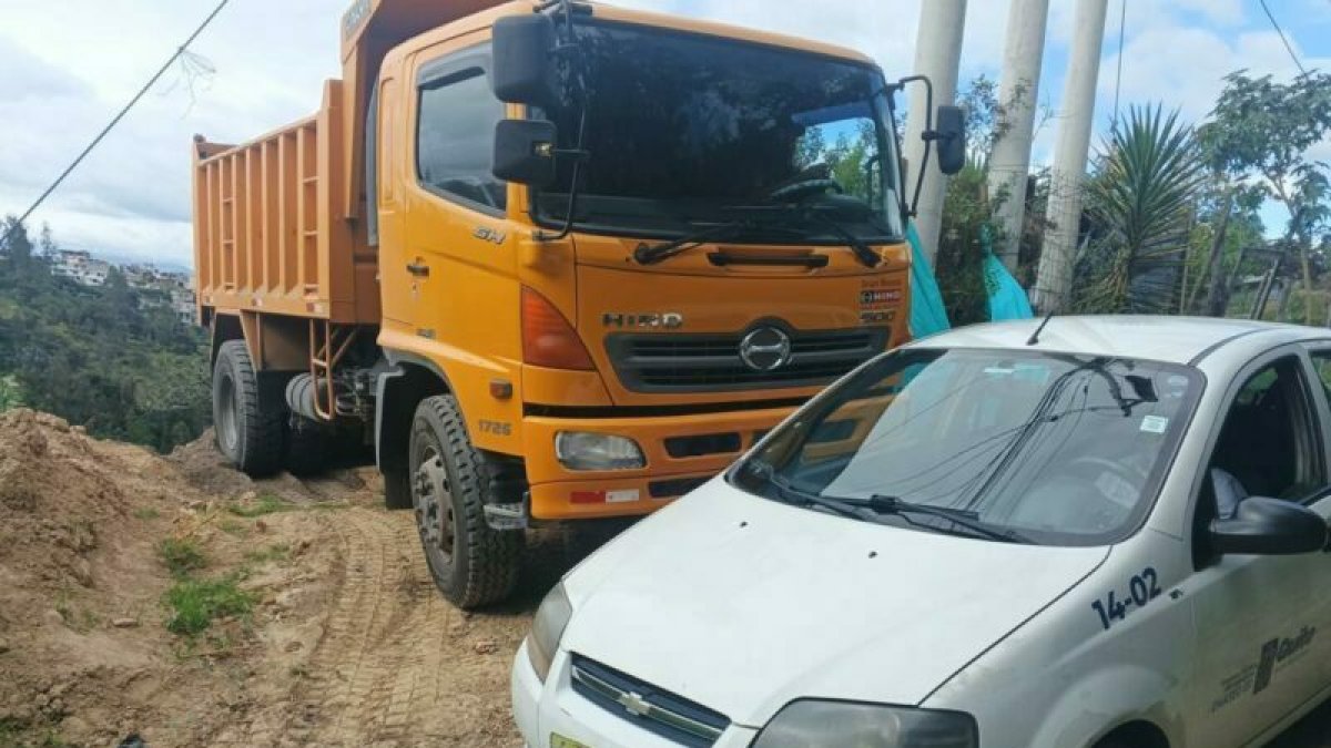 La volqueta fue trasladada hasta la estación norte de la Empresa de Gestión Integral de Residuos Sólidos.