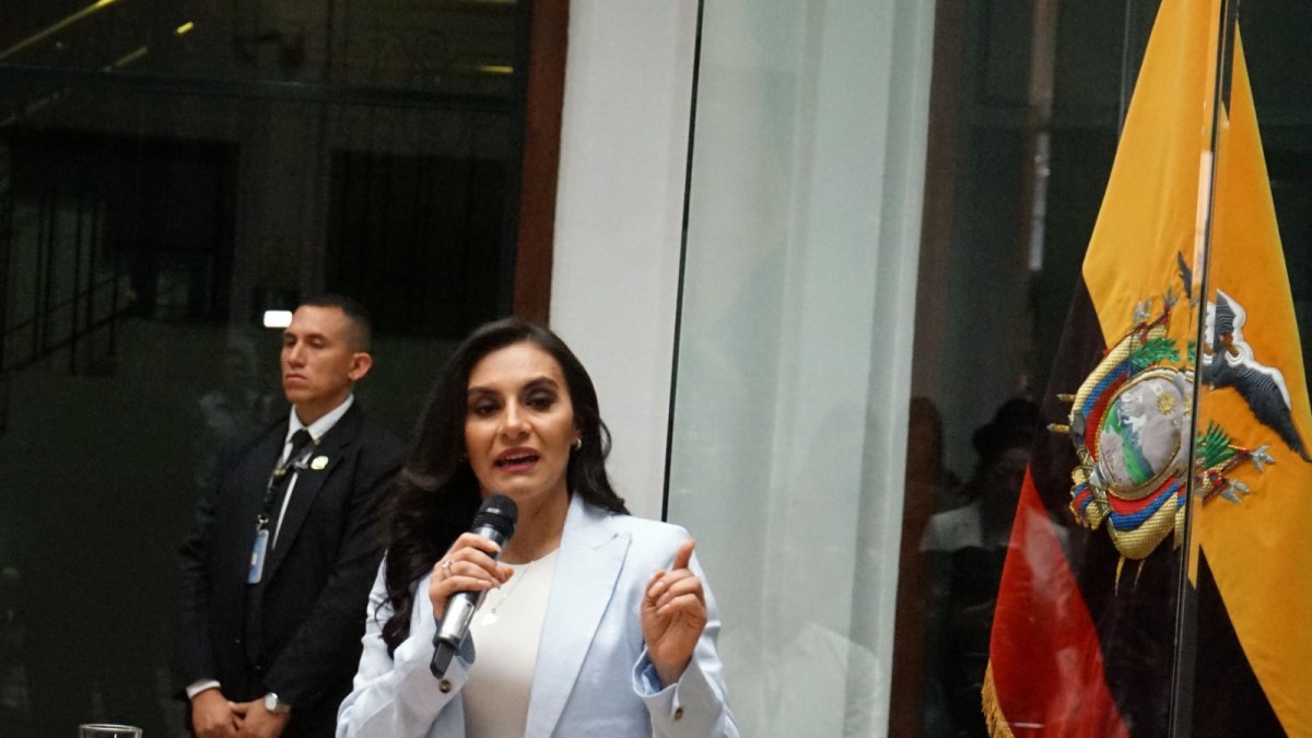 La vicepresidenta de Ecuador, Verónica Abad está en Israel desde el inicio del régimen actual por asiganción del Jefe de Estado Daniel Noboa.