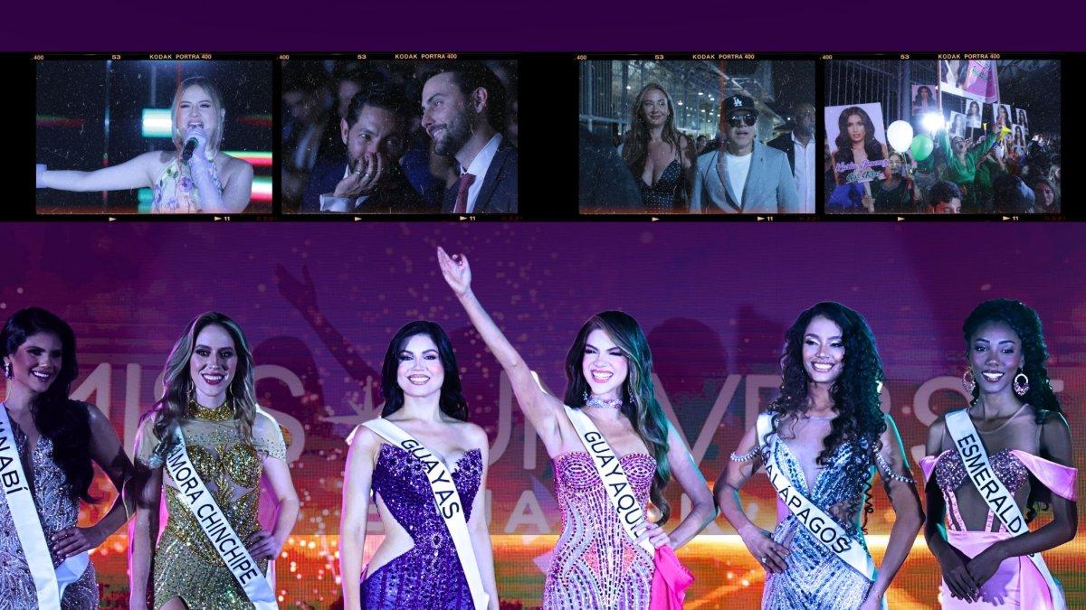 Parte de las 25 candidatas del Miss Universo Ecuador 2024.