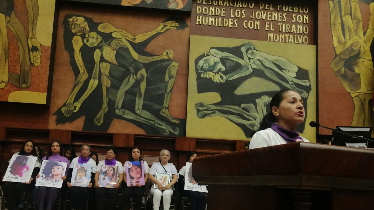 Casos. A finales de mayo las familias de las víctimas de femicidio hicieron demandas en la Asamblea Nacional.