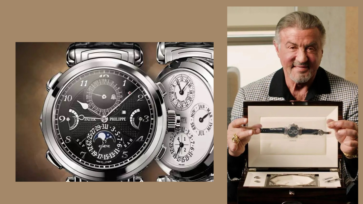 El actor tiene una colección de relojes que data de unas tres décadas.