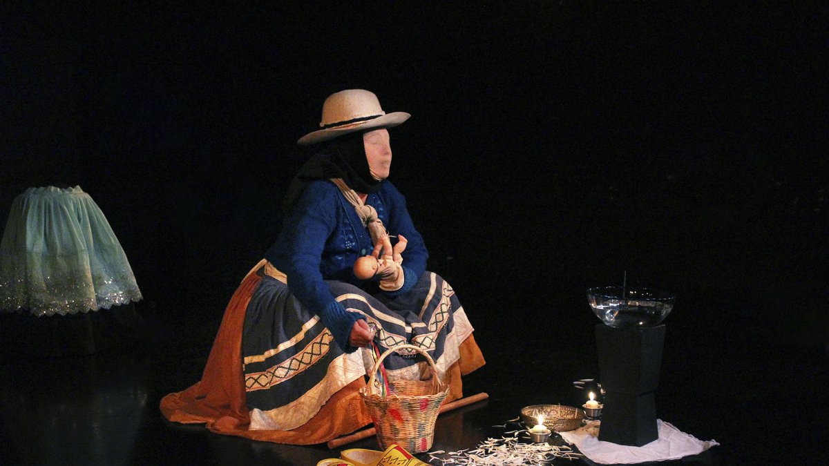 Durante la rueda de prensa se hicieron presentaciones artísticas.