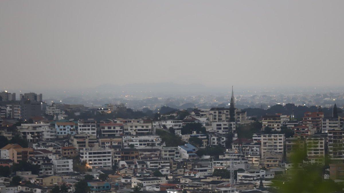 Guayaquil. Ciudadanos reportaron la novedad en redes sociales. Inamhi explica.
