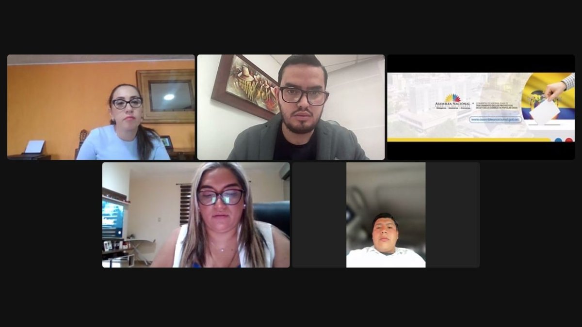 La Comisión sesionó de forma virtual, tenía plazo para aprobar el primer informe hasta el 9 de junio.