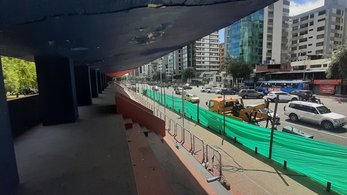 El lunes 20 de mayo empezó el derrocamiento de la tribuna de La Shyris para construir un nuevo bulevar