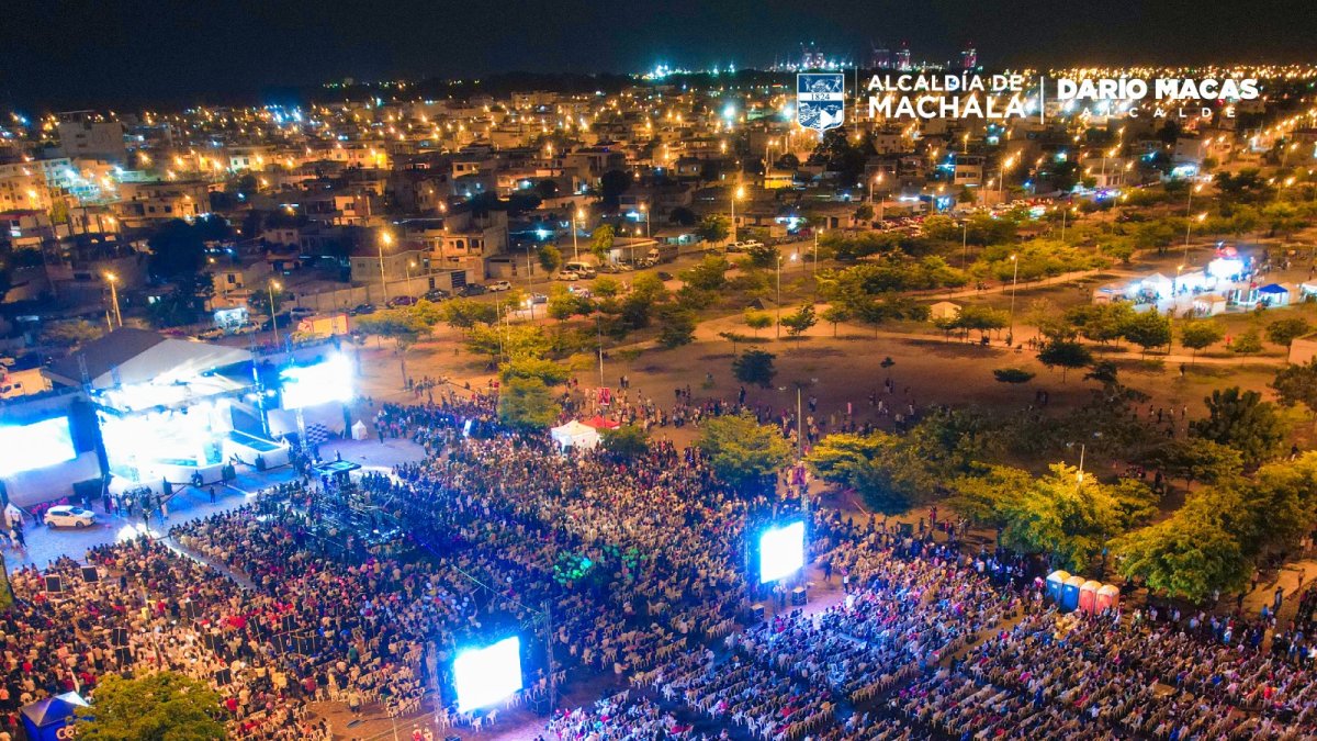 Alcaldías. En Machala se han difundido la agenda de conciertos por sus fiestas de conmemoración de la cantonización.
