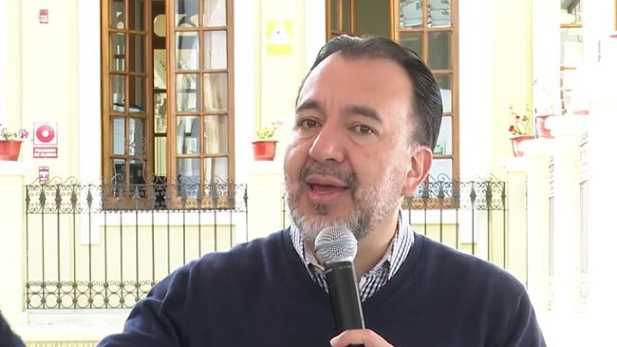 Alcalde de Quito durante su intervención en el programa Frecuencia Quiteña