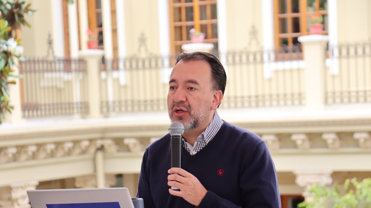 Alcalde de Quito durante su intervención en el programa Frecuencia Quiteña