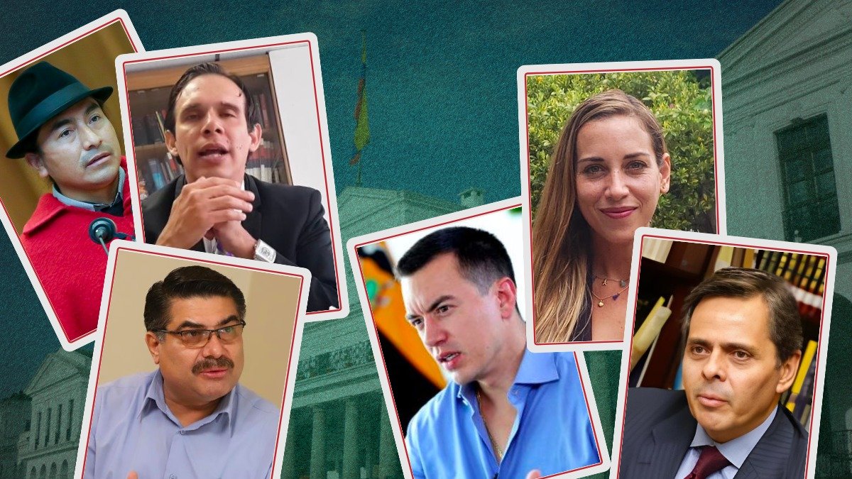 Ecuador elegirá un nuevo presidente en 2025; faltan ochos meses y ya hay precandidatos.