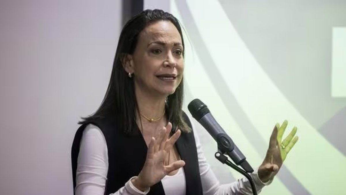 La exdiputada María Corina Machado.