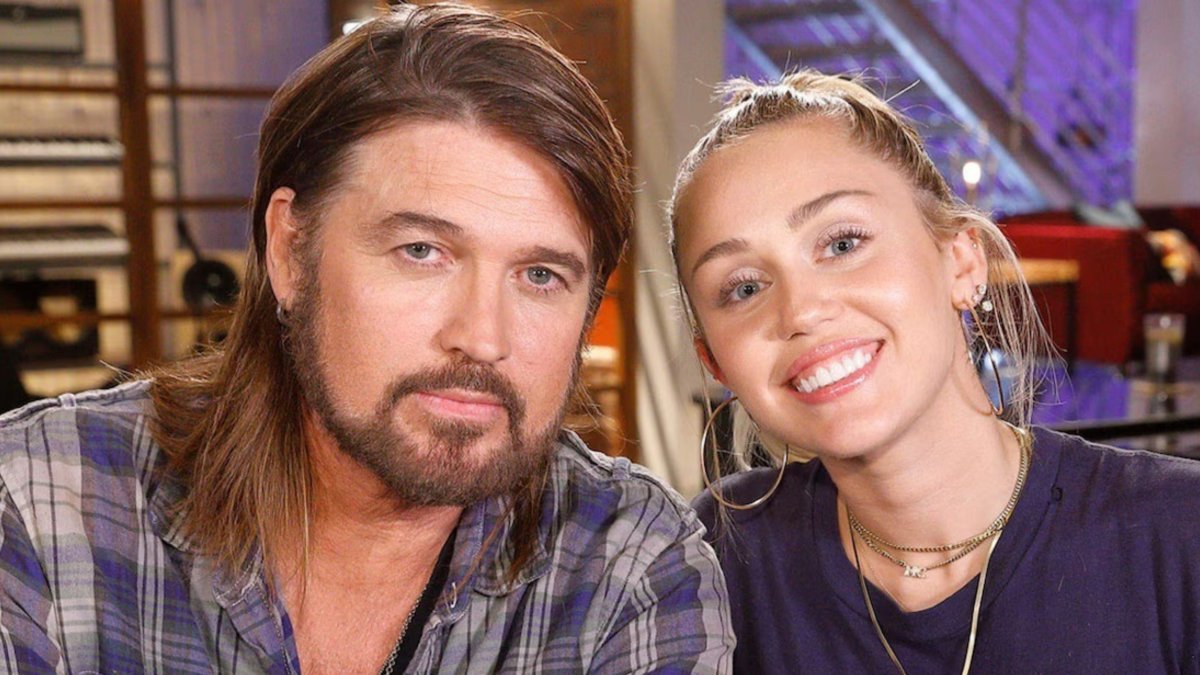 Miley y Billie Ray Cyrus.
