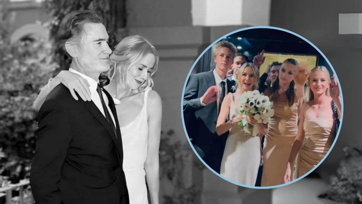 Recuerdos de la boda eclesiástica de la actriz Naomi Watts y Billy Crudup.