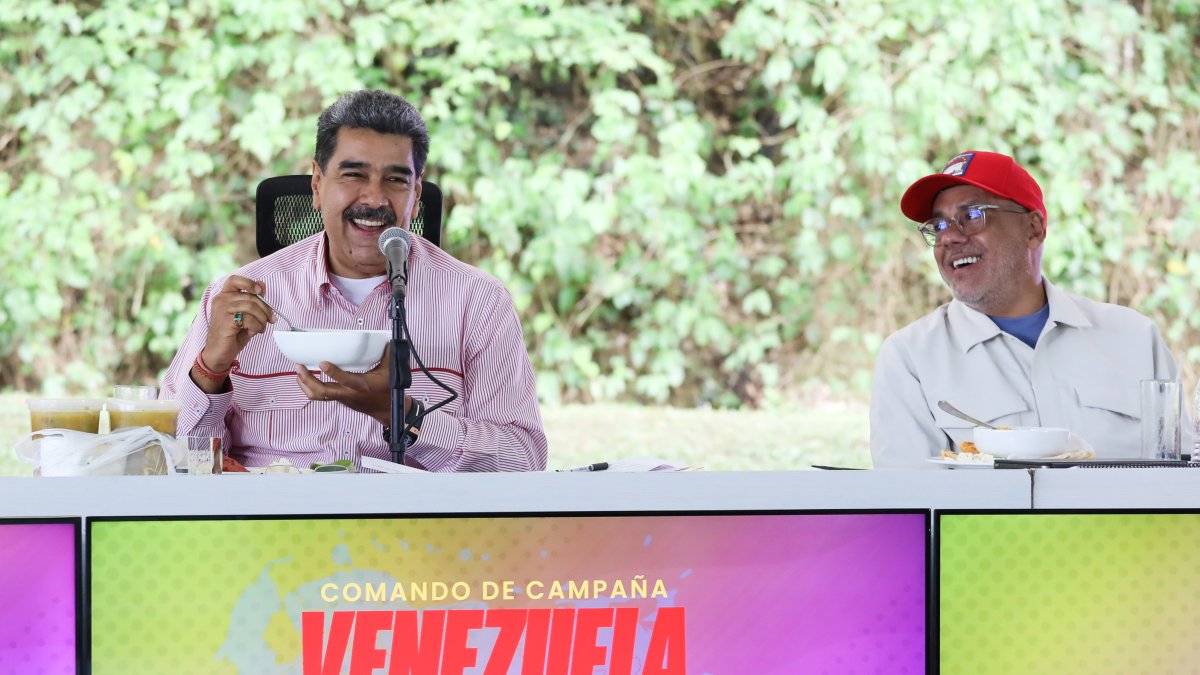 Caracas. Nicolás Maduro, durante un reciente acto de campaña.