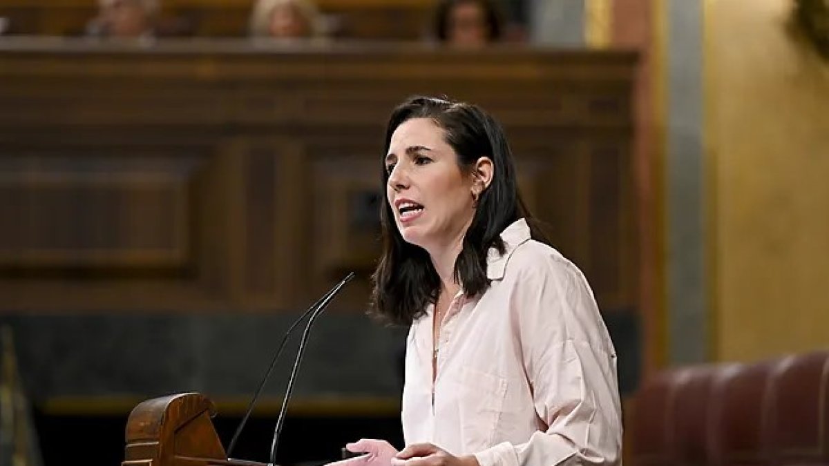 Rocío de Meer, de Vox, este jueves en el Congreso.