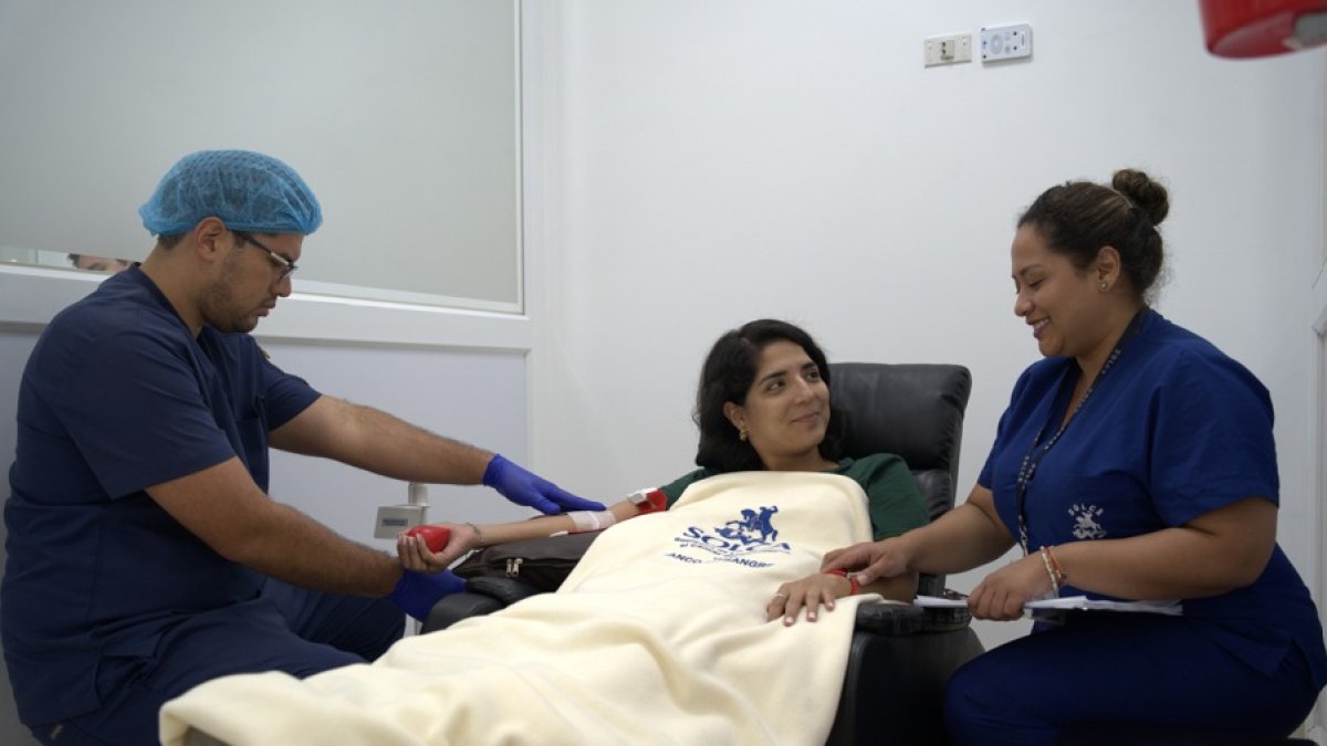 Acto. Más familias se unen a la donación voluntaria de sangre