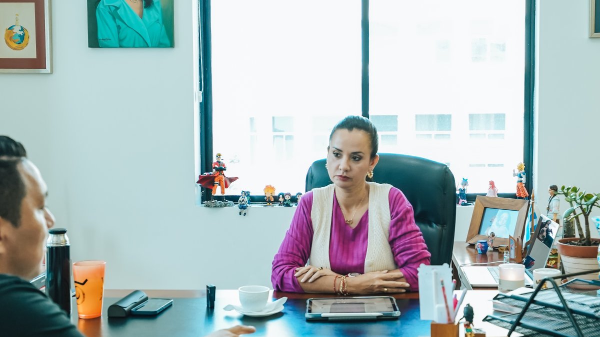 Autoridad. La prefecta del Guayas durante un anterior diálogo con EXPRESO.