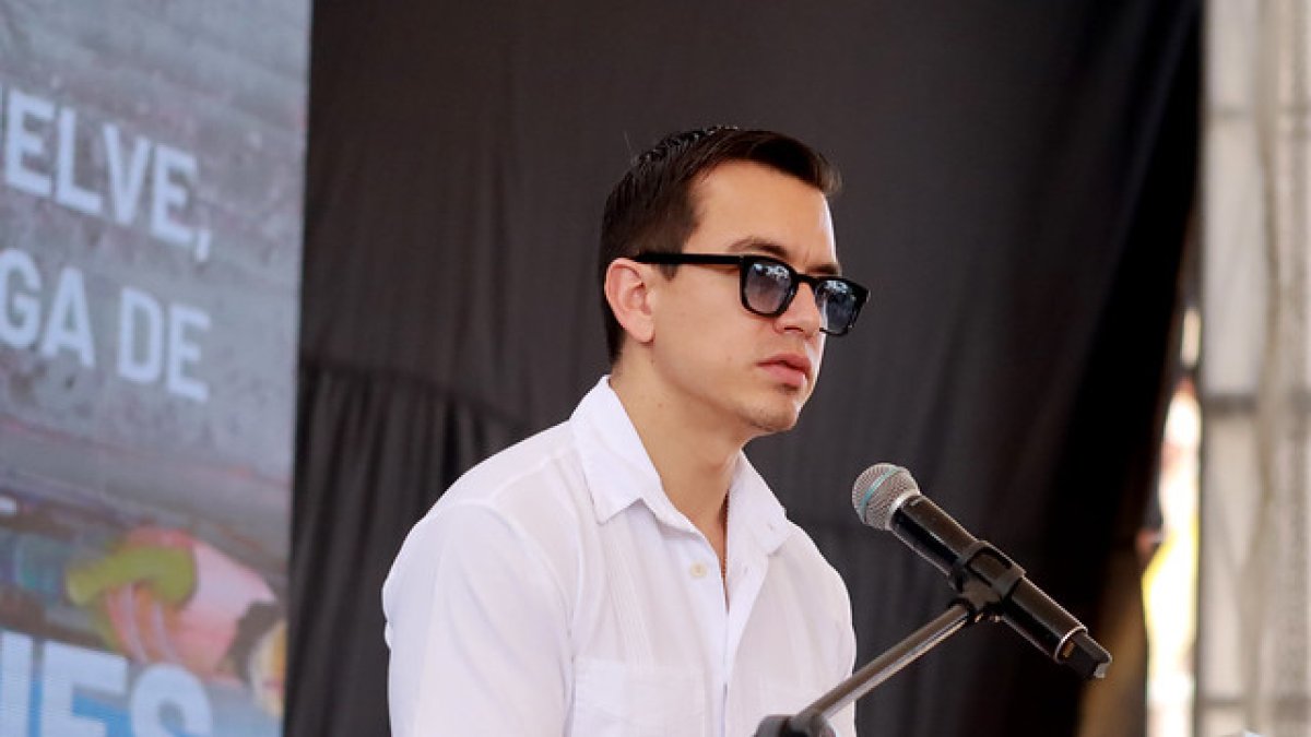 Presidente. Daniel Noboa es objeto de la denuncia de un ciudadano.