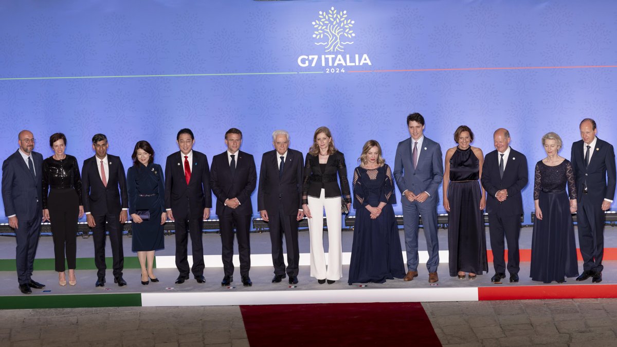 The 50th G7 summit will bring together the Group of Seven member states leaders in Borgo Egnazia.