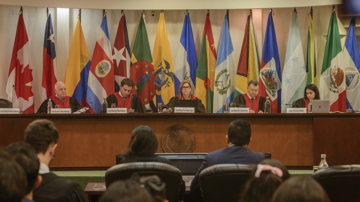 Archivo. Una sesión de la Corte Interamericana de Derechos Humanos (CorteIDH)