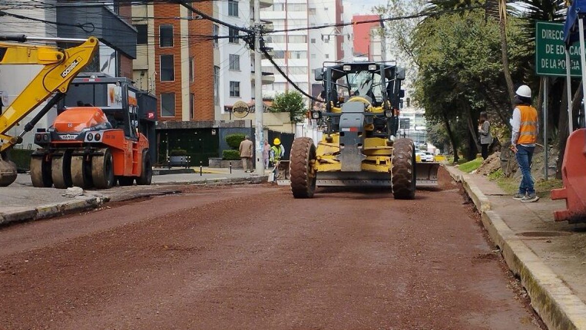 Actualmente se trabaja entre las av. República y Whymper, en el norte de Quito.