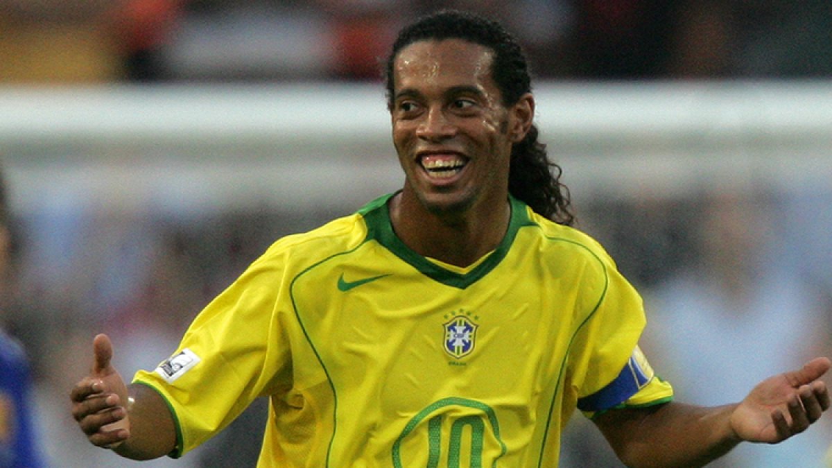 Ronaldinho fue campeón con Brasil en el Mundial del Corea y Japón 2002.