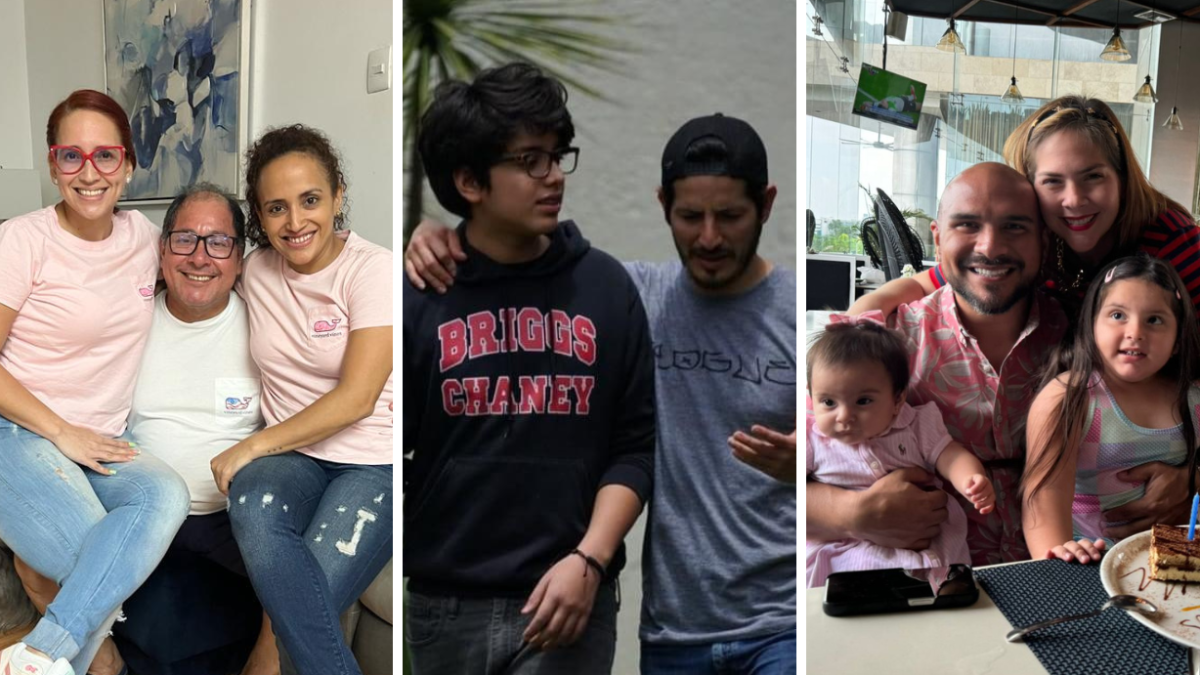 Las historias de Mauro (izq.), Pablo (c) y Dimas: padres por convicción, más allá de la sangre.